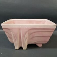 Vintage Cookson MCM Pottery Pink/White Glazed Planter CP-1266 picture