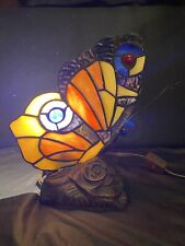 Butterfly Table Lamp Stained Glass Night Light Decorative Lighting Tiffany Style picture
