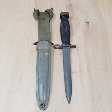 Vintage WWII M1 Camillus U.S.M4 Bayonet With M8A1 Scabbard  USGI picture