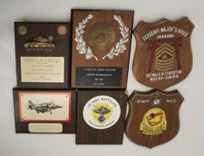 Lot of 6 Vietnam War Service Personal Gratitude Plaques (US Soldier Identified) picture