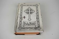 1847 Rogers Bros IS Silverplate Holy Bible Cover New Catholic Edition 9497 picture