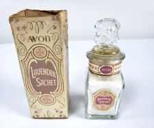 Vintage Avon Lavender Powder Sachet .9 oz  Full Bottle with box 1961 picture