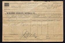 The Delaware, Lackawanna Railroad & Western R.R. Co 1915 Freight Bill Cord Rope picture