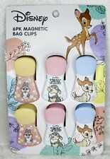 Disney Bambi Magnetic Clips Chip Clips Set Of 6 NEW with Tags picture