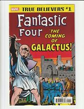 TRUE BELIEVERS #1 NM FANTASTIC FOUR #48 THE COMING OF GALACTUS MARVEL COMICS LEE picture