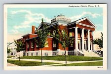 Huron SD-South Dakota, Presbyterian Church, Religion, Vintage c1949 Postcard picture