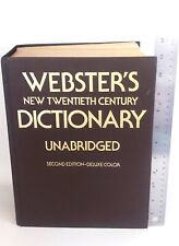 1977 Webster's New Twentieth Century Dictionary Unabridged 2nd Deluxe Color R1 picture
