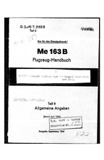 297 Page German Messerschmitt Me 163 B & Me 262 A-1 Flugzeug Handbuch on CD picture