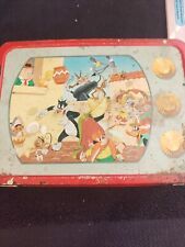 Vintage 1959 Thermos Inc Warner Bros Looney Tunes Metal Lunchbox picture