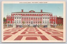 Providence Rhode Island RI - State House Annex Building Posted 1948 Postcard picture