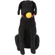 Primitives by Kathy Felt Fetch Dog Black Lab Holiday Critter Ornament Gift Pup picture