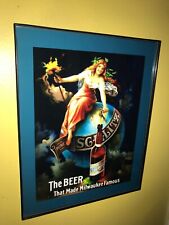 Schlitz Milwaukee Beer Bar Man Cave Advertising Sign picture