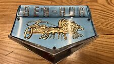 1950 BEN-HUR Refrigerator Emblem Badge 2 pcs Horse Chariot APPLIANCE NAMEPLATE picture