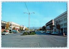 c1960's America's Most Famous Planned City Longview Washington WA Cars Postcard picture