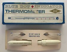 Vintage Clinical Glass Oral Thermometer 253 Finger Safety Eisele & Company Box picture