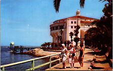 Vtg 1950s The Casino Santa Catalina California CA Unused Postcard picture