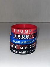 Donald Trump 2024 Bracelet/Wristband MAGA Variety Pack (Each Order Includes 5) picture