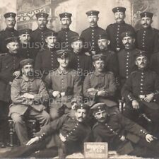 Vintage 1910s RPPC WWI Swiss Army Soldier Group Photo Postcard Switzerland #4 picture