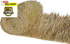Eco-Friendly Mexican Roof Thatch - Hand-Woven Palm Leaf Roll for DIY Projects, D picture