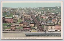 Duluth Minnesota MN Up the Incline Railroad from Superior Street Postcard picture