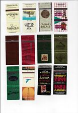 Lot Of 12 Empty 30 Strike Matchbook Covers Texas Oil to Casino's of Nevada picture