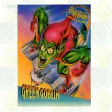 Fleer-Ultra 1995 Spider-Man Clear Chrome Limited Edition #2 OF 10 GREEN GOBLIN picture