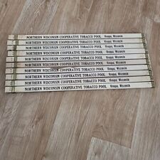 VTG Northern Wisconsin Tobacco Pool VIROQUA WI Slide Out Ruler Yard Stick 10 ct picture