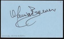 Marisa Berenson signed autograph auto 3x5 Cut American Actress and Model picture