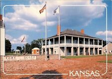 Fort Scott National Historic Site Military Fort Kansas John Avery Postcard Vtg picture