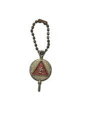 Antique Phi Delta Phi College Fraternity Honor Society Gold Colored Fob Pendant picture
