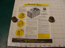 original Vintage 1955 Geiger Counter ad sheet: THE URANIUM SCOUT & deluxe picture