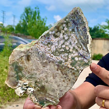 467G Natural Ocean Jasper Crystal SliceLarge Specimen Healing- Museum Grade picture