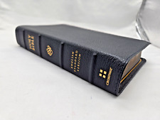 ESV Heirloom Single Column Personal Size Bible Goatskin, Blue 2020, Leather picture