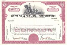 Hess Oil and Chemical Corp. - Specimen Stock Certificate - Specimen Stocks & Bon picture