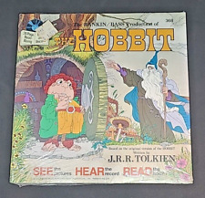 The Hobbit JRR Tolkien Children’s Book & Record Disney 1977 Vintage Sealed picture