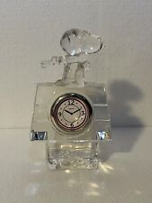Marquis Waterford Crystal Peanuts Snoopy Flying Ace Clock 5