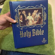 Masonic Holy Bible Master Reference Edition Heirloom Red Letter Edition 1988 picture