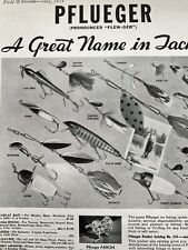 Pflueger Fishing Tackle Lure 1934 Advertising Print Advertisement picture