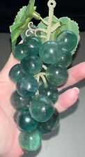 Greenish Blue Fluorite Grape Carving,Quartz Crystal,Metaphysical,Unique,Decor picture