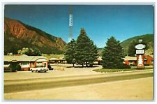 c1950's Silver Spruce Motel & Restaurant Glenwood Springs Colorado CO Postcard picture