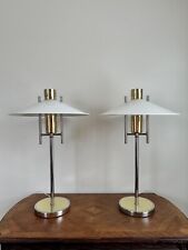 REDUCED Rare Modern / Postmodern Table Lamps, Robert Sonneman, c. 1970s PAIR picture