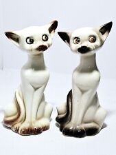 Vintage Japanese Siamese Kitty Cats   Porcelain Figurines (Pair) 5