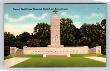 Gettysburg PA-Pennsylvania, Eternal Light Peace Memorial, Vintage Postcard picture