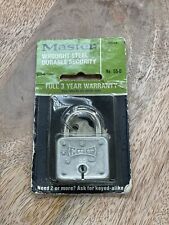 VtG Master Lock Key Padlock No 55-D Wrought Steel 1