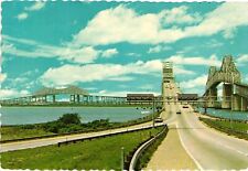 Vintage Postcard 4x6- Cooper River Bridges, SC picture