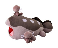 Pokemon BIG life size Clodsire Plush Paldea Wooper Yawn together and be healed picture
