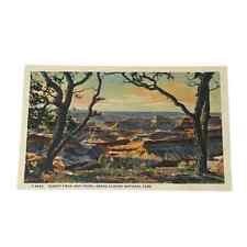 Postcard Sunset From Hopi Point Grand Canyon Arizona Fred Harvey Card B348 picture