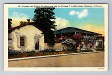 Monterey CA-California, Sherman, Holleck Headquarters, Antique Vintage Postcard picture