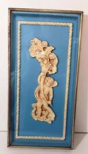 Vintage Wedgwood Cherub Wall Hanging Picture Angel Framed w/Original Tag Divine picture