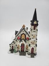1998 Dickens Collectables Victorian Series Porcelain Lighted Church Christmas picture